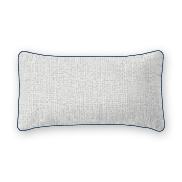 Mist Solid Woven Lumbar Pillow
