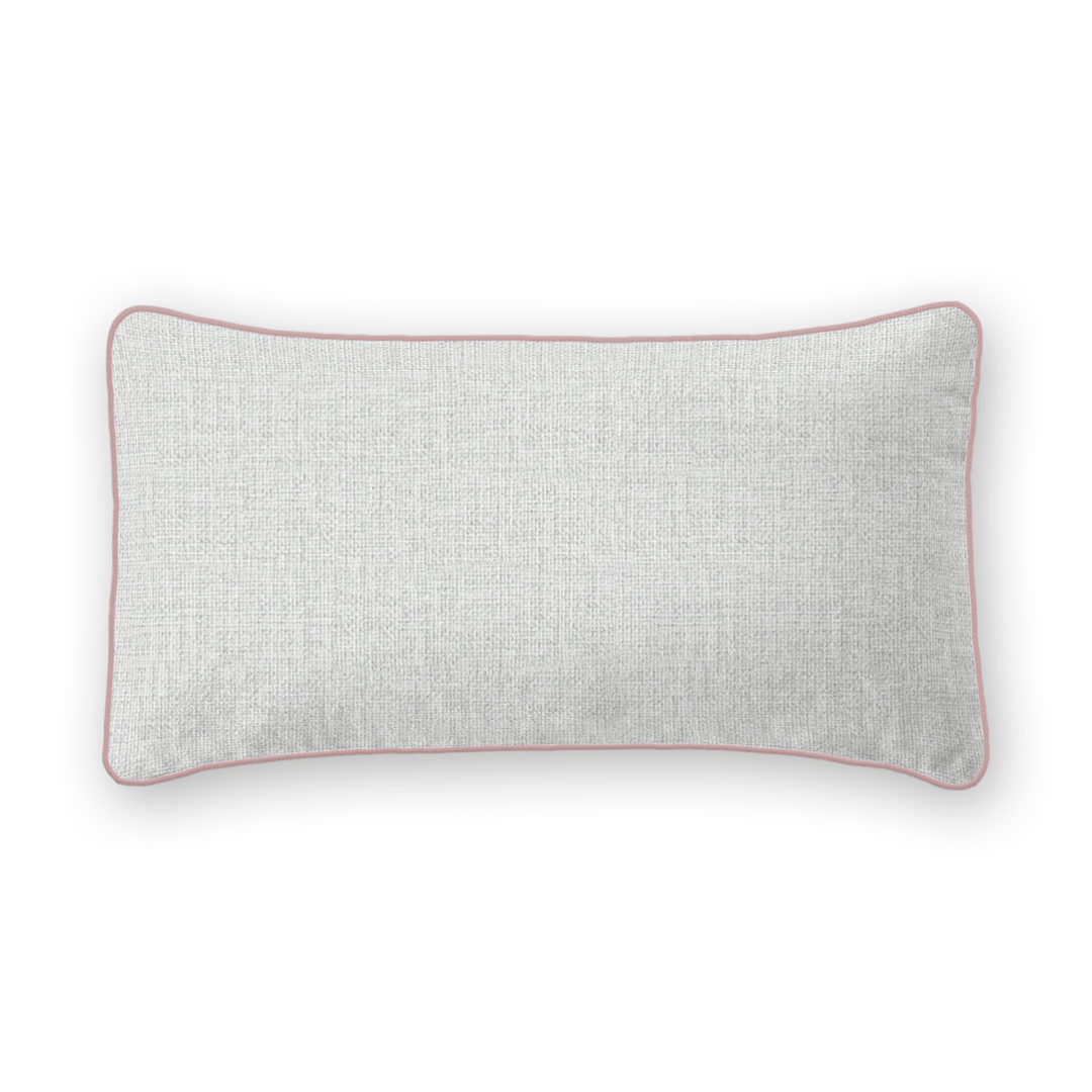 Mist Solid Woven Lumbar Pillow