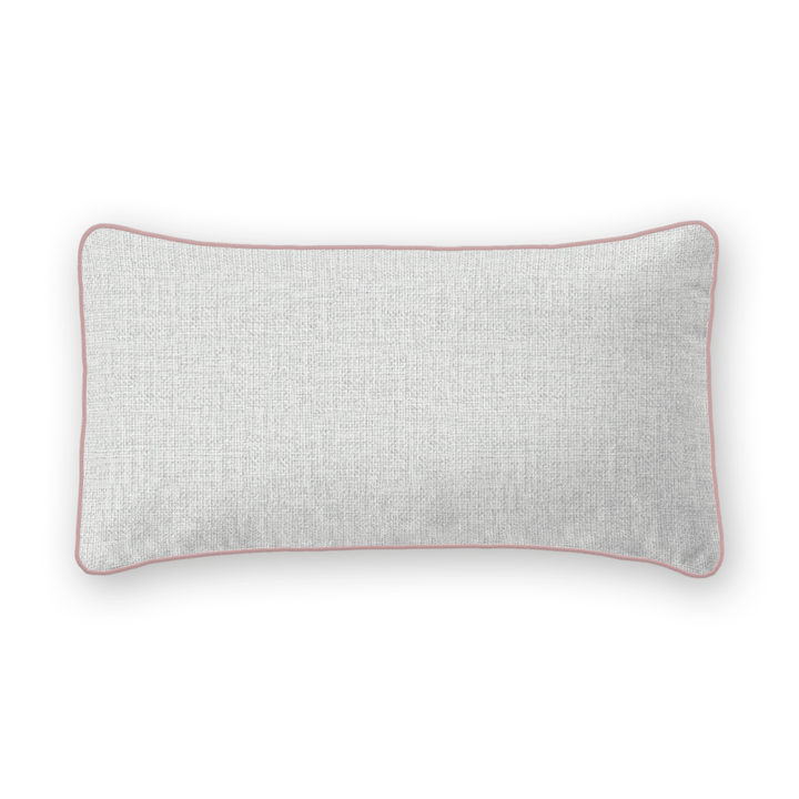 Mist Solid Woven Lumbar Pillow