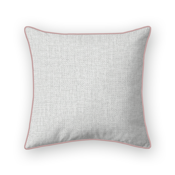 Mist Solid Woven Throw Pillow