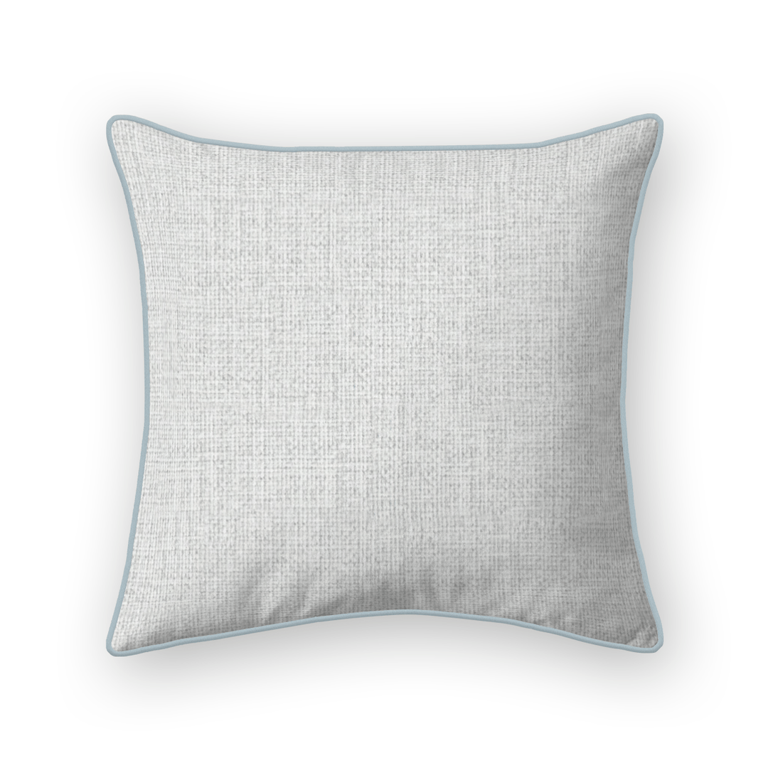 Mist Solid Woven Throw Pillow
