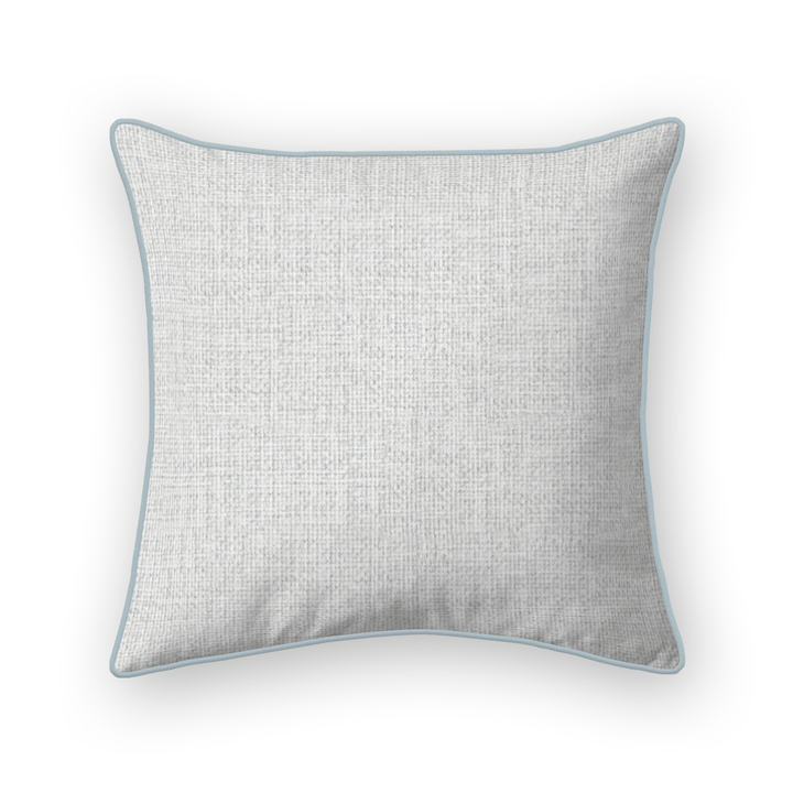 Mist Solid Woven Throw Pillow