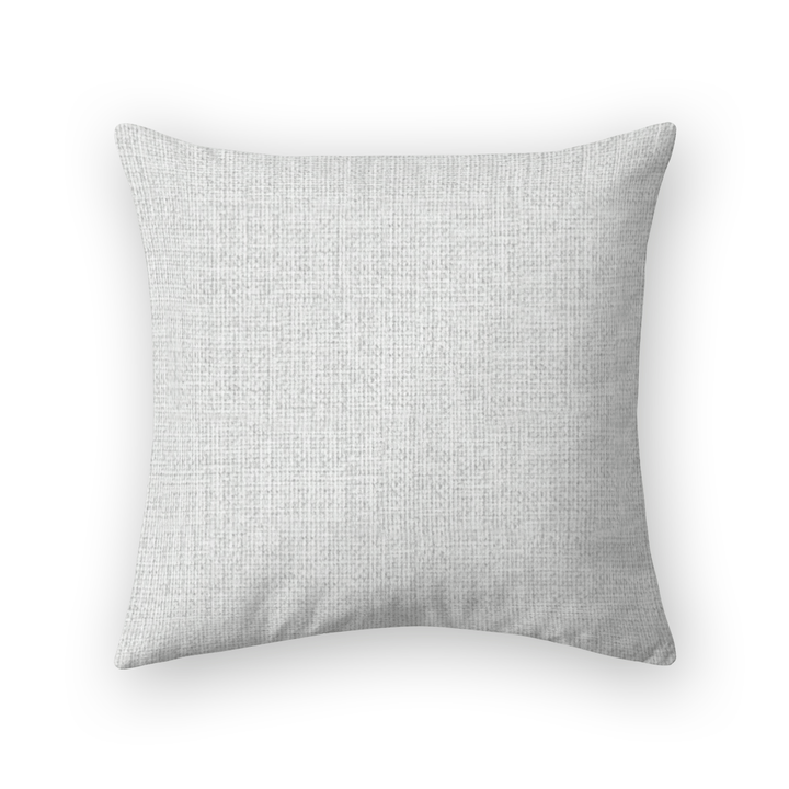 Mist Solid Woven Throw Pillow