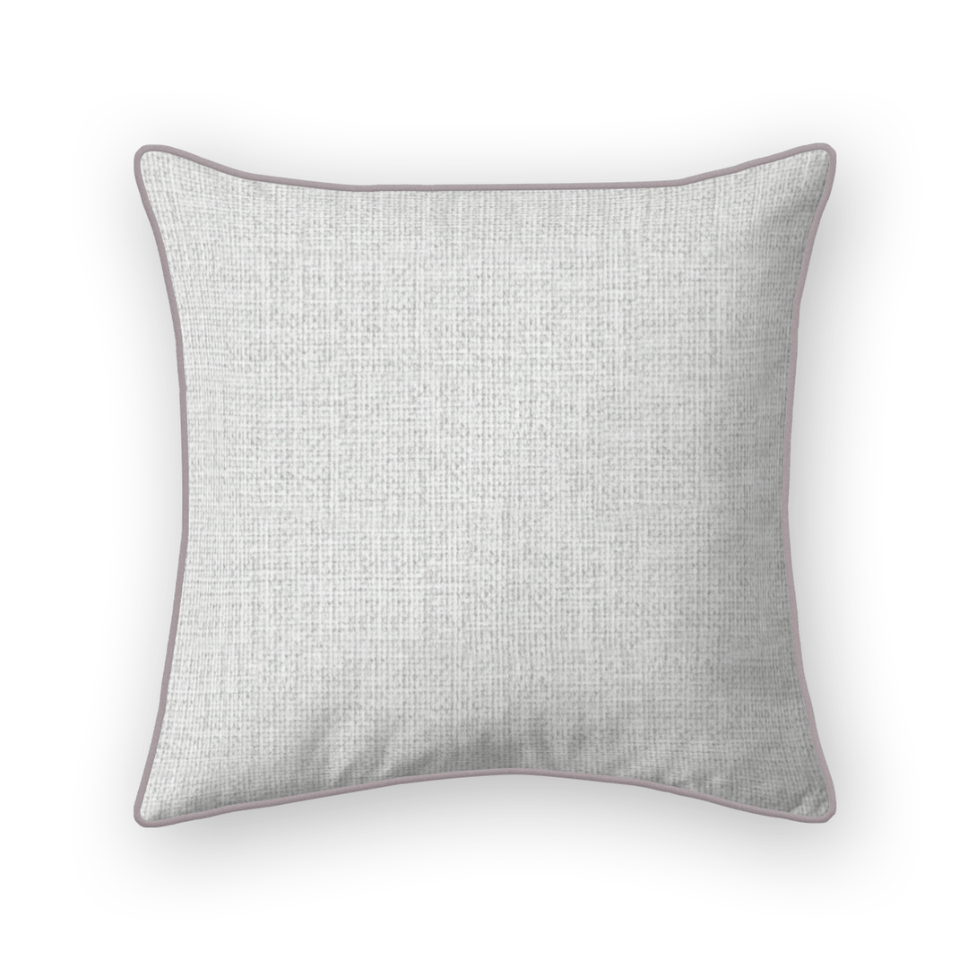 Mist Solid Woven Throw Pillow