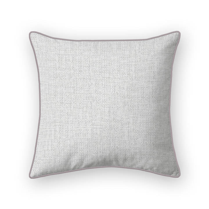 Mist Solid Woven Throw Pillow