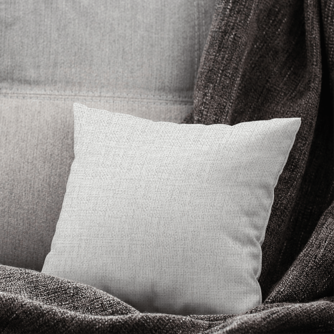 Mist Solid Woven Throw Pillow