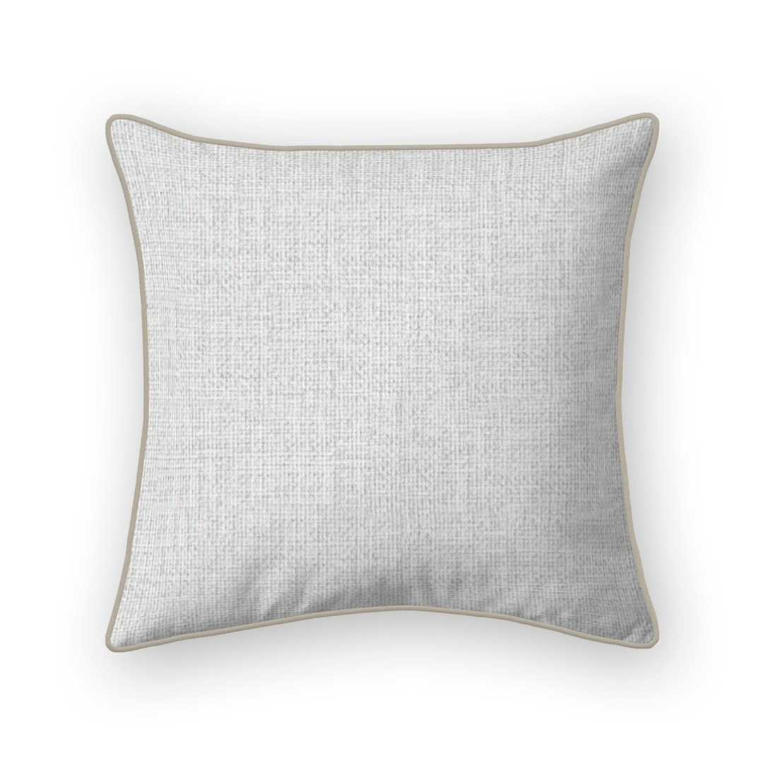 Mist Solid Woven Throw Pillow