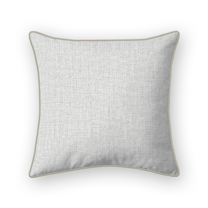 Mist Solid Woven Throw Pillow