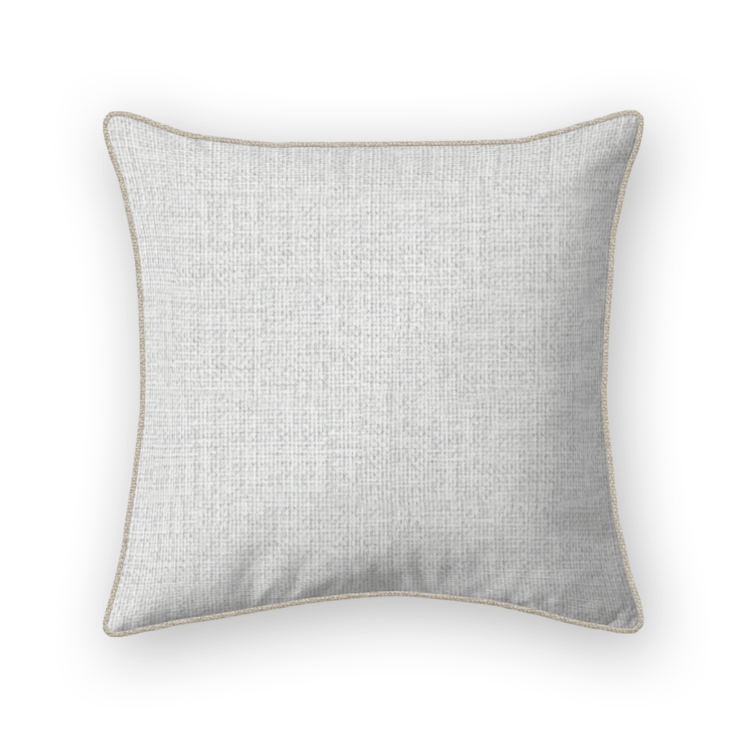 Mist Solid Woven Throw Pillow
