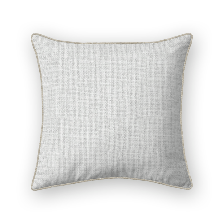 Mist Solid Woven Throw Pillow
