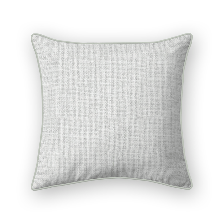 Mist Solid Woven Throw Pillow