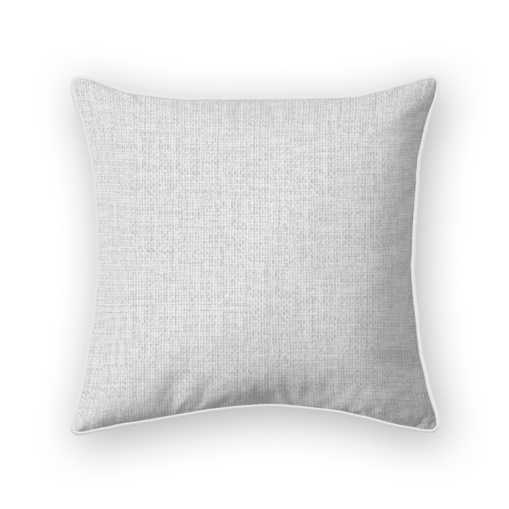 Mist Solid Woven Throw Pillow