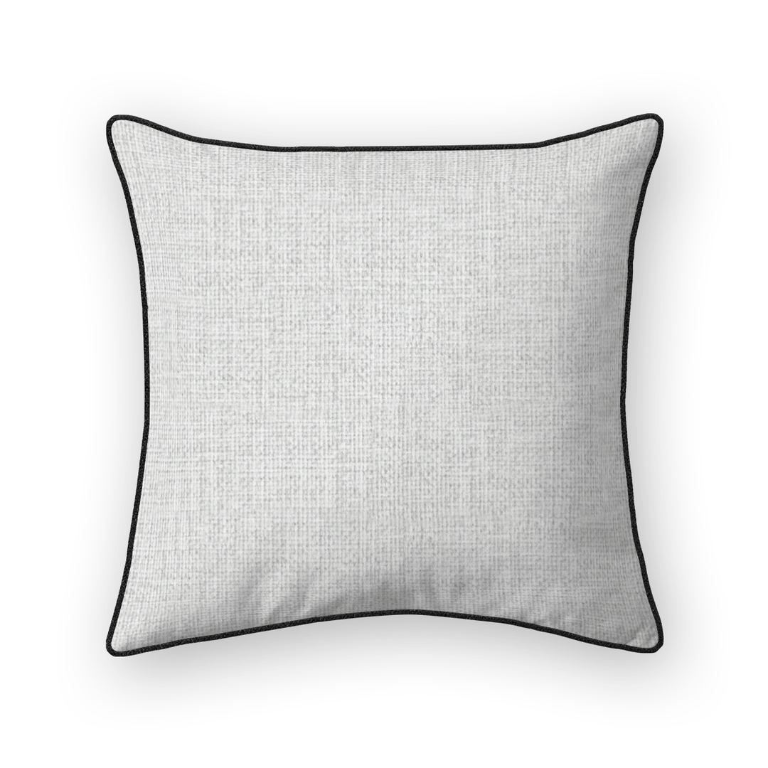 Mist Solid Woven Throw Pillow
