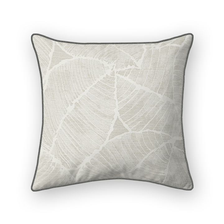 Natural Off White Botanical Woven