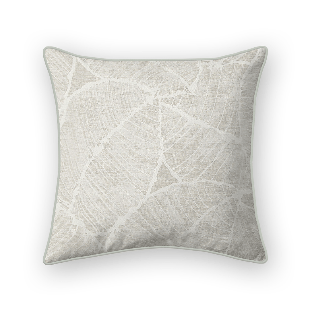 Natural Off White Botanical Woven