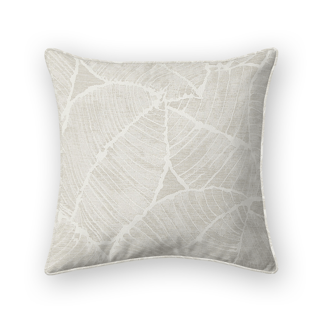 Natural Off White Botanical Woven