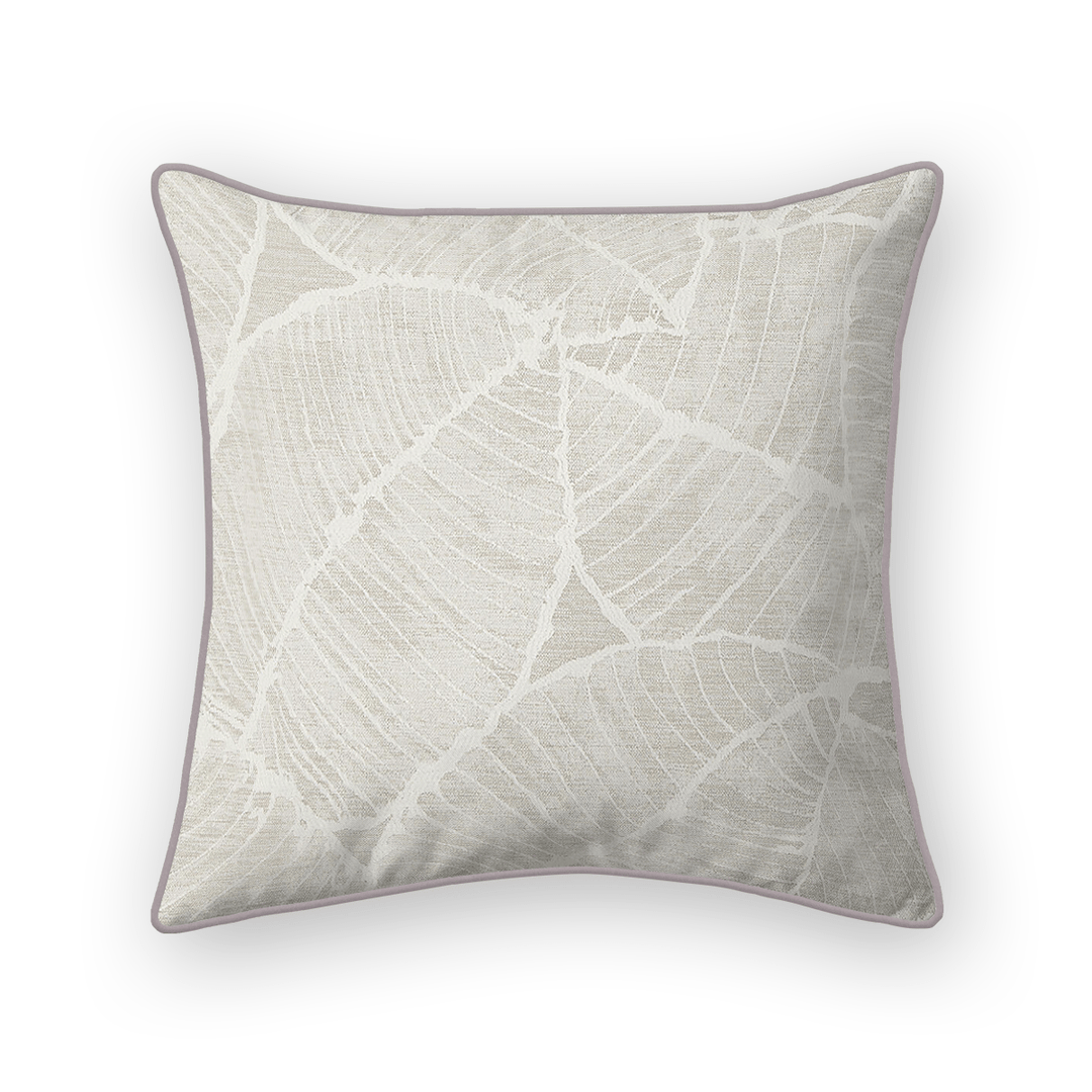 Natural Off White Botanical Woven