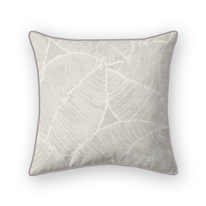 Natural Off White Botanical Woven
