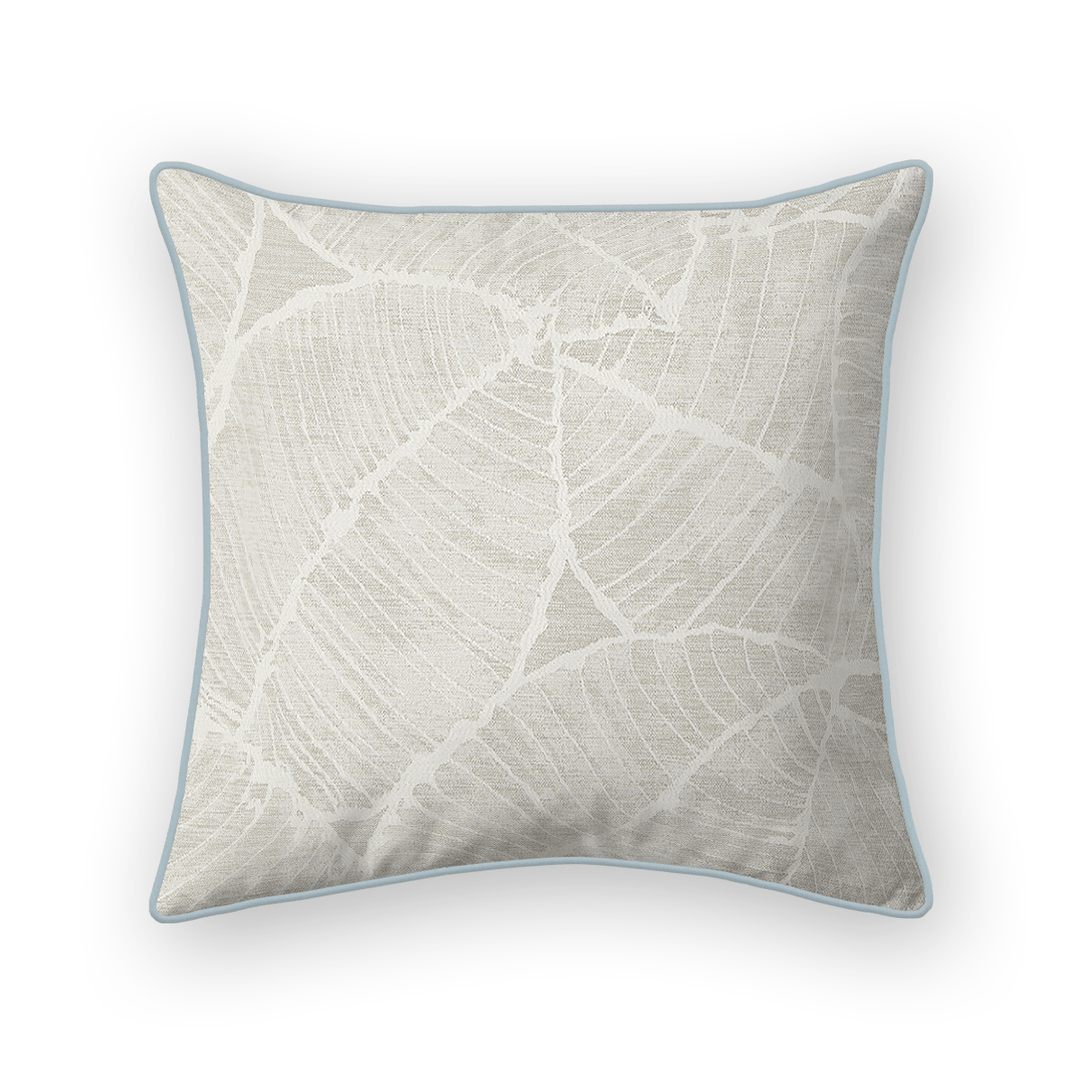 Natural Off White Botanical Woven