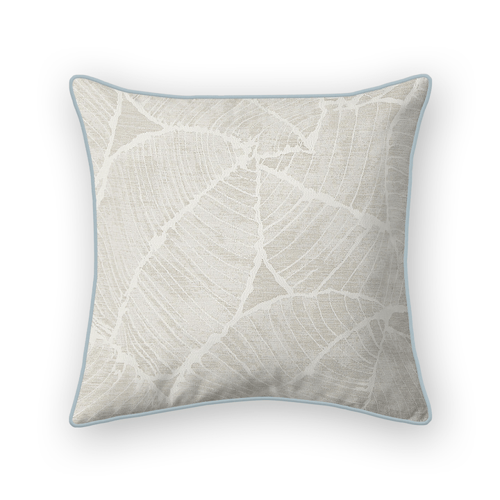 Natural Off White Botanical Woven
