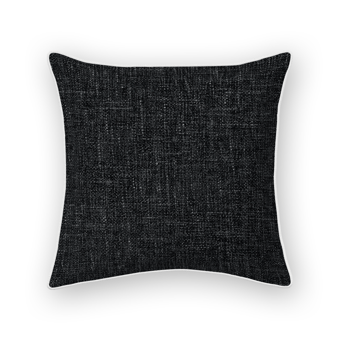 Onyx Solid Chenille Throw Pillow