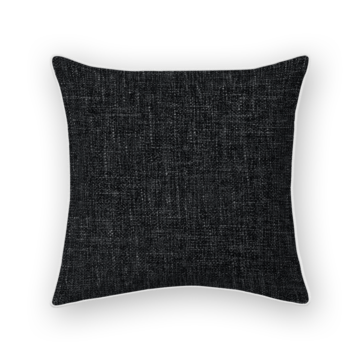 Onyx Solid Chenille Throw Pillow