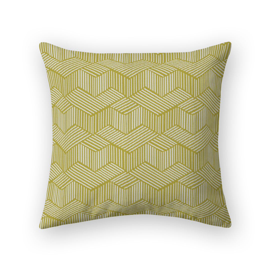 Optical Illusion Woven Throw Pillow