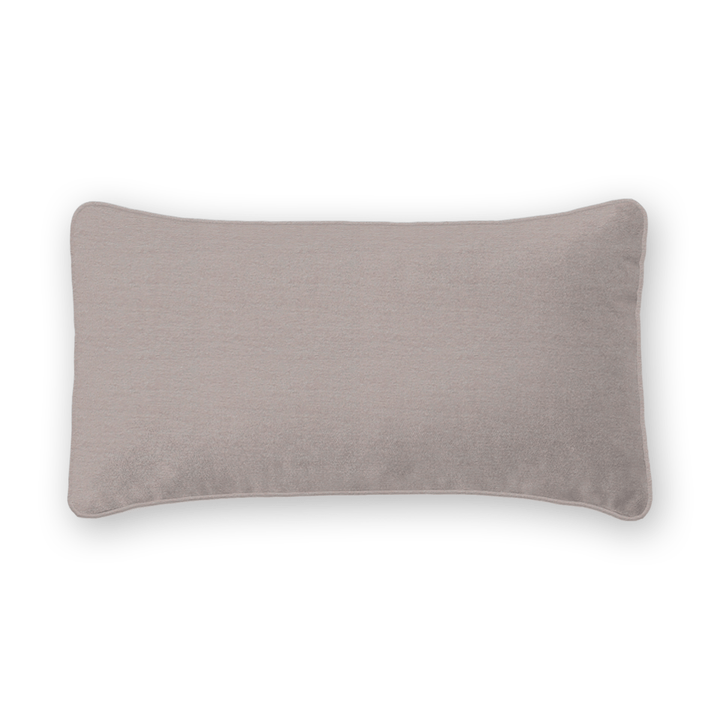 Plum Solid Velvet Lumbar Pillow