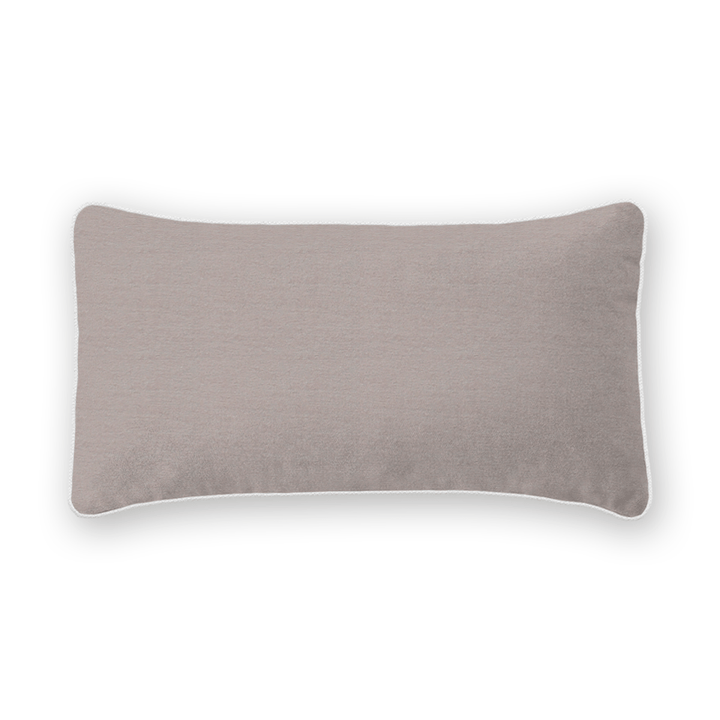 Plum Solid Velvet Lumbar Pillow
