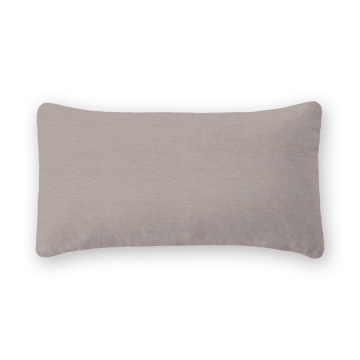Plum Solid Velvet Lumbar Pillow