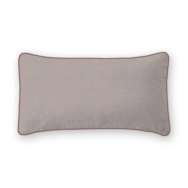 Plum Solid Velvet Lumbar Pillow