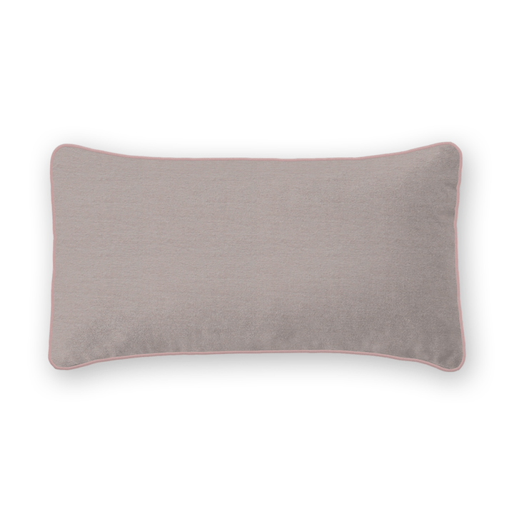 Plum Solid Velvet Lumbar Pillow