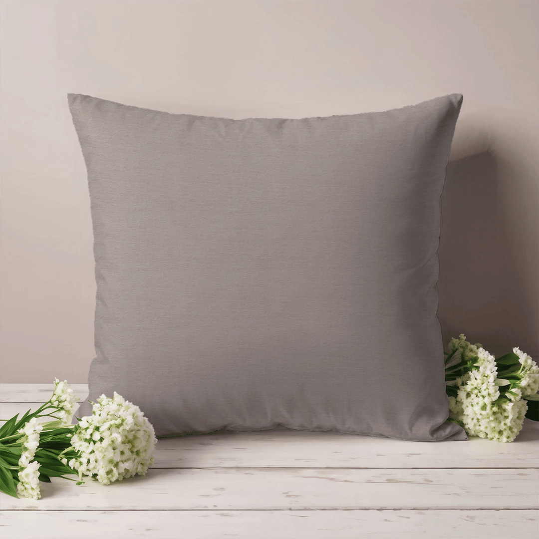 Plum Solid Velvet Throw Pillow