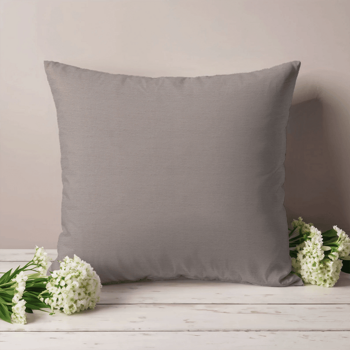 Plum Solid Velvet Throw Pillow
