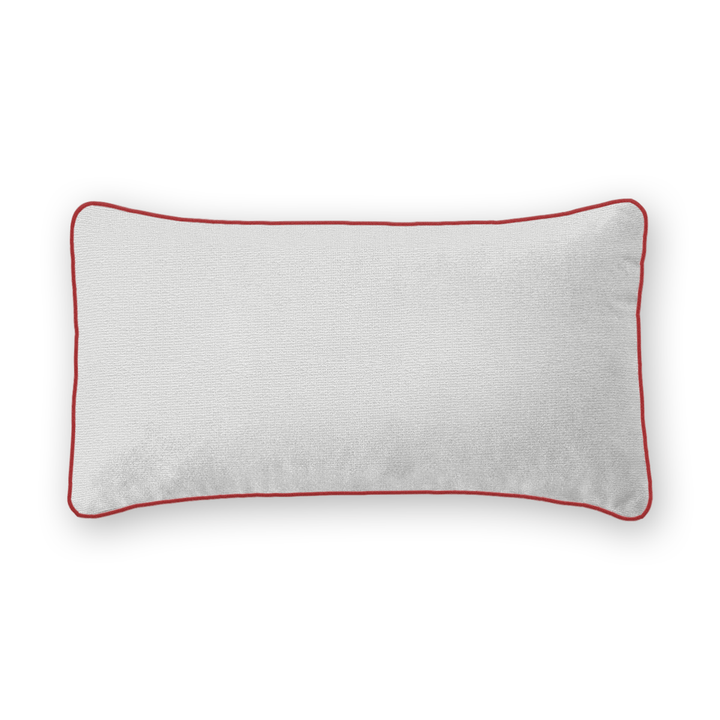 Snow Solid Woven Lumbar Pillow