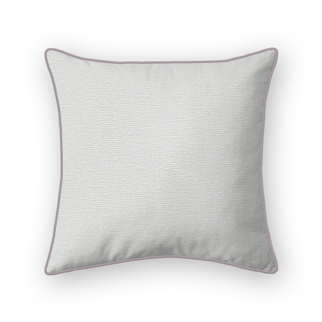 Snow Solid Woven Throw Pillow