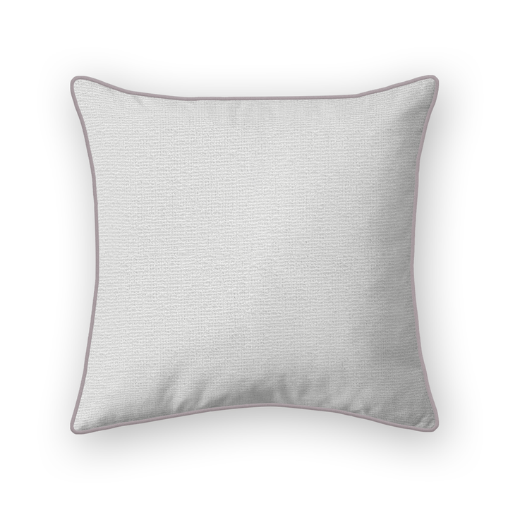Snow Solid Woven Throw Pillow