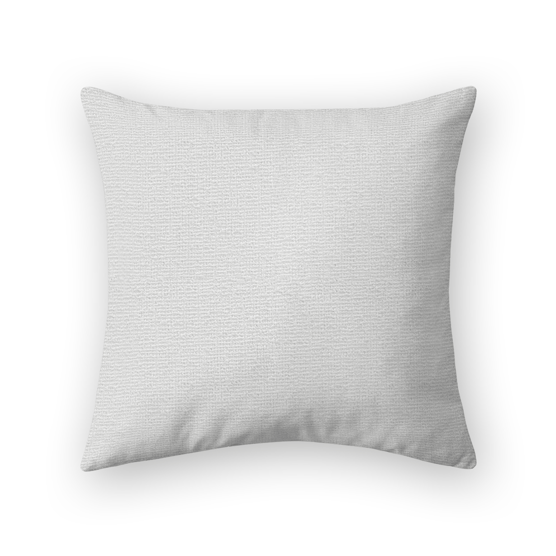 Snow Solid Woven Throw Pillow