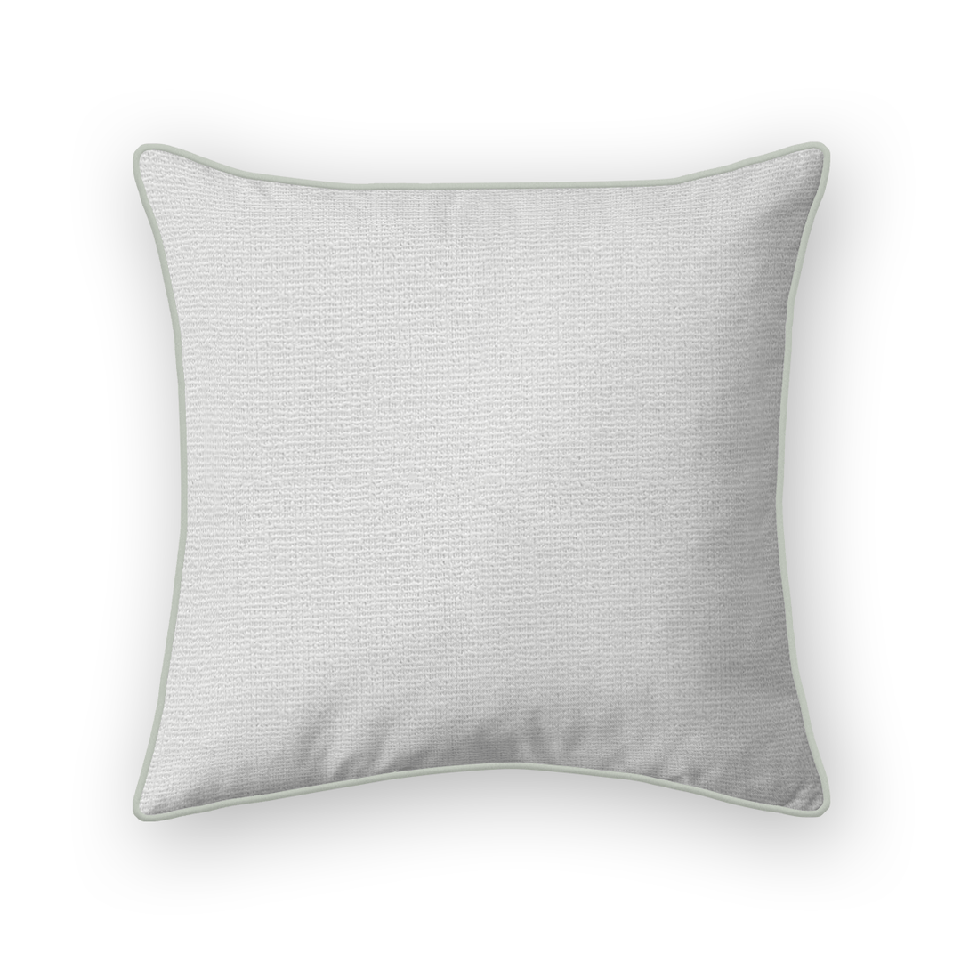 Snow Solid Woven Throw Pillow
