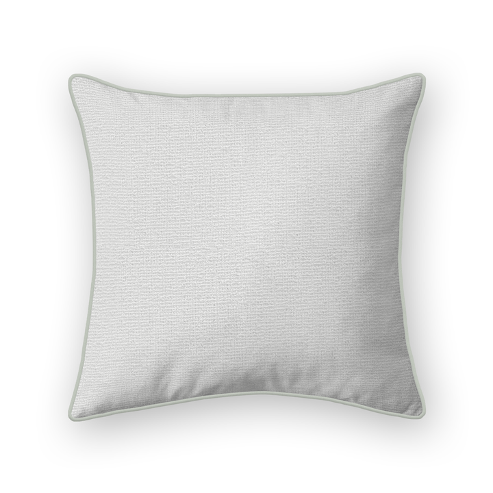 Snow Solid Woven Throw Pillow