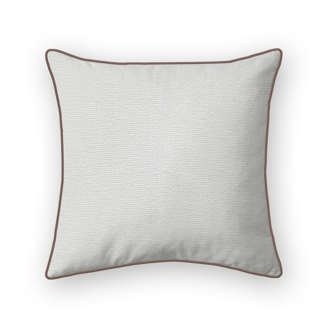 Snow Solid Woven Throw Pillow