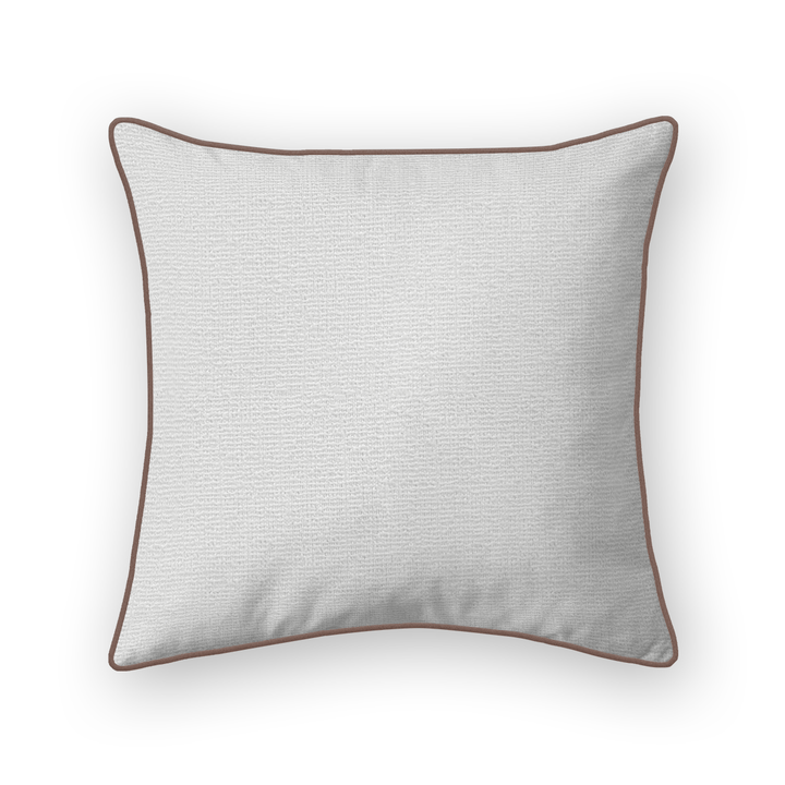 Snow Solid Woven Throw Pillow