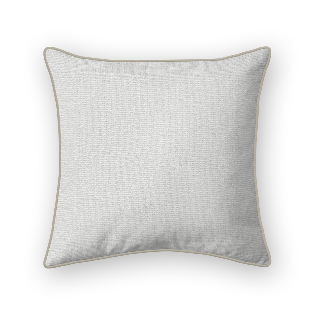 Snow Solid Woven Throw Pillow