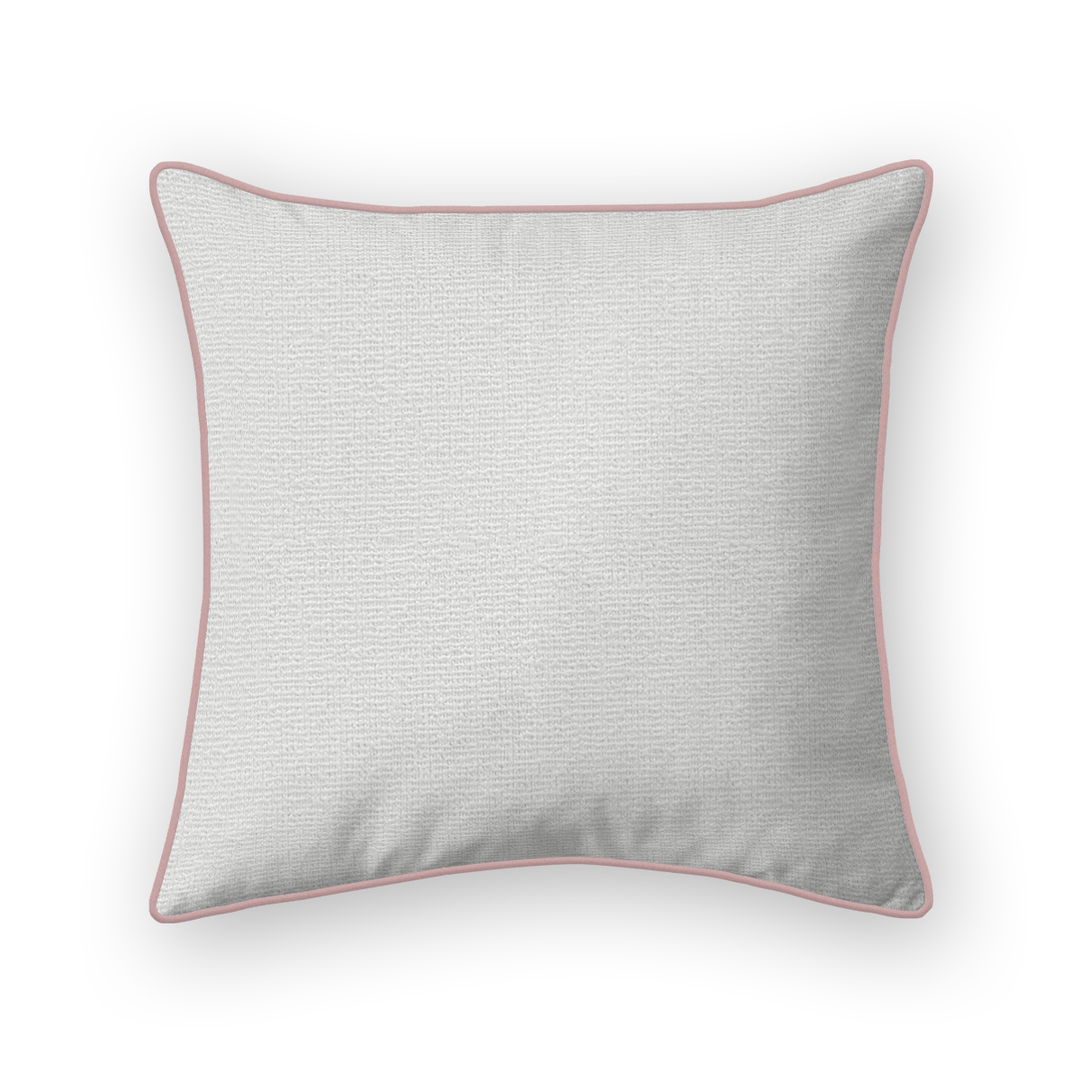 Snow Solid Woven Throw Pillow
