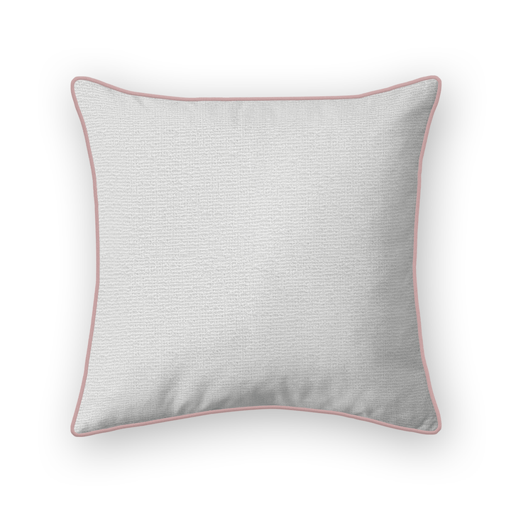 Snow Solid Woven Throw Pillow