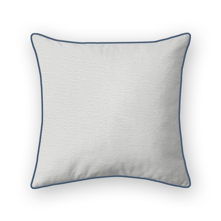 Snow Solid Woven Throw Pillow