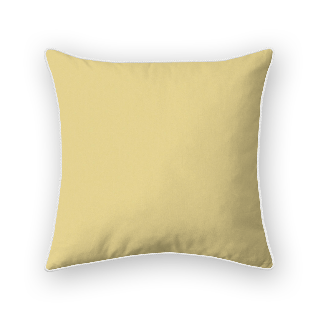 Solid 100% Cotton Throw Pillow