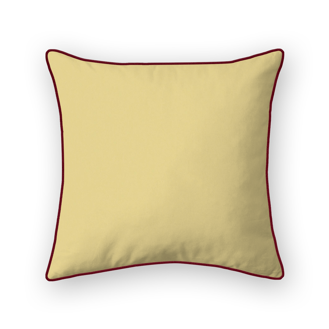 Solid 100% Cotton Throw Pillow