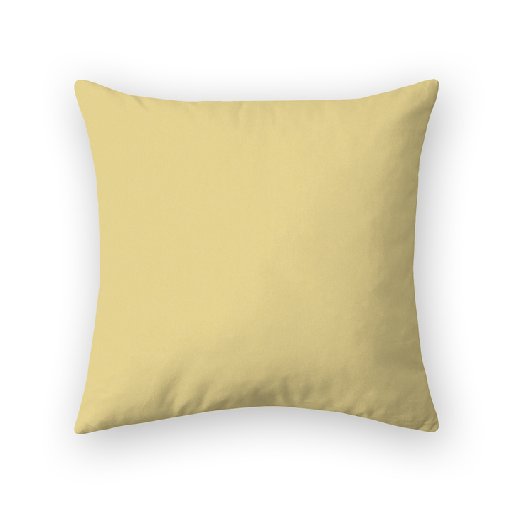 Solid 100% Cotton Throw Pillow