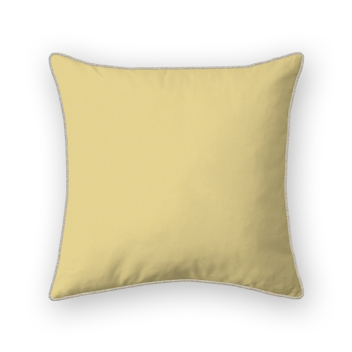 Solid 100% Cotton Throw Pillow